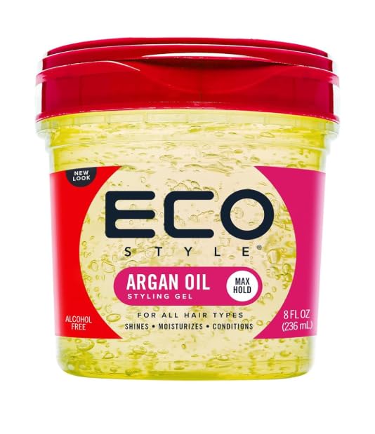 ECO STYLE Gel Argan Oil, 8 oz/with a comb