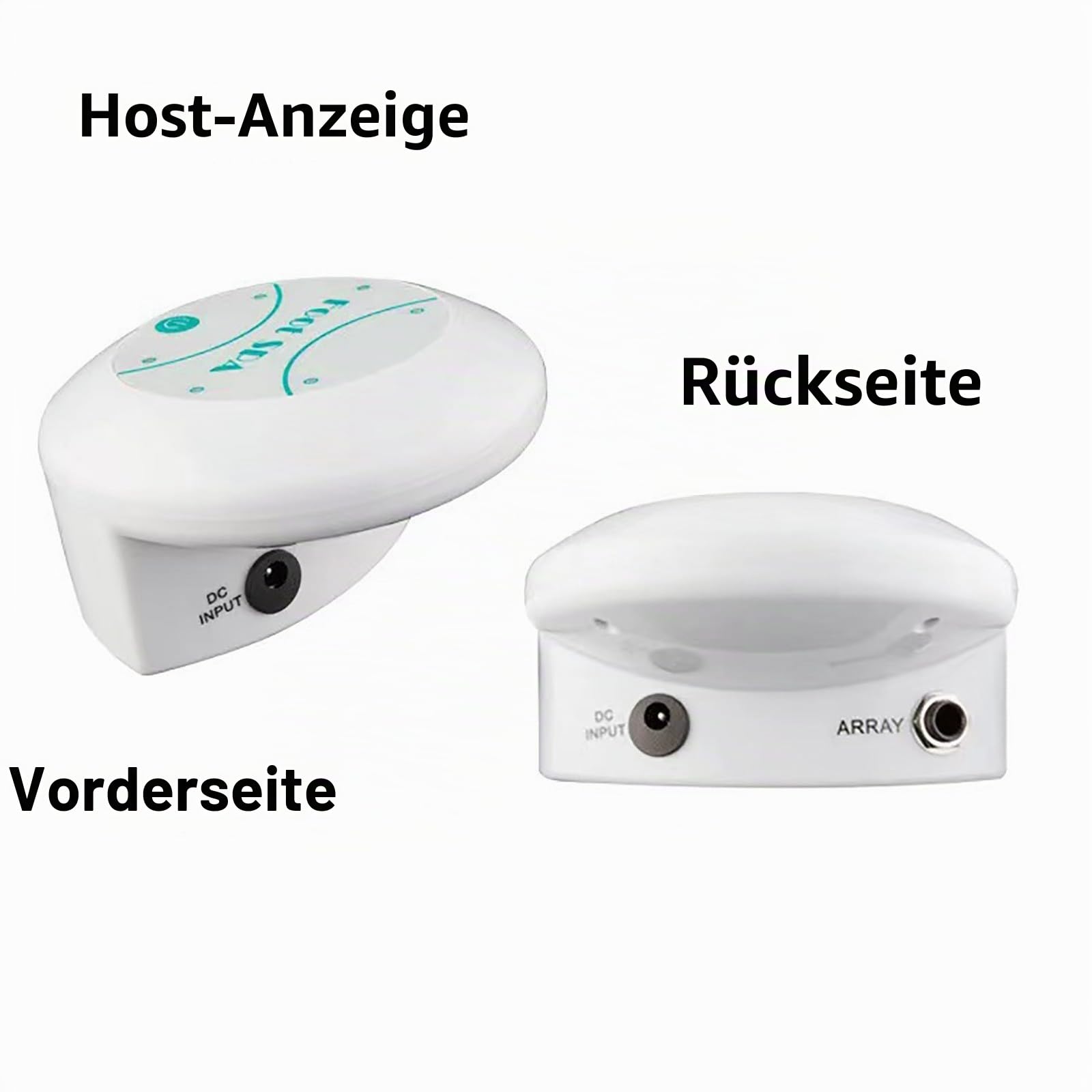Ionisches Spa für die Füße zu Hause, Entgiftung und Reinigung, Spa für die Füße 2.0, Fußreflexzonenmassage Ionische Fußbadmaschine mit professionellem Badewannenbecken (Ohne Becken)(Weiß)