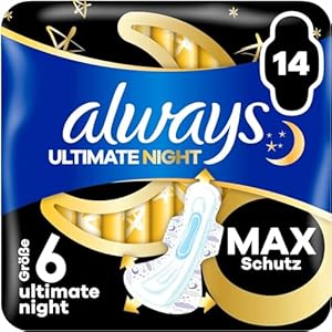 Always Ultimate Night (Größe 6) Binden, 14 Stück