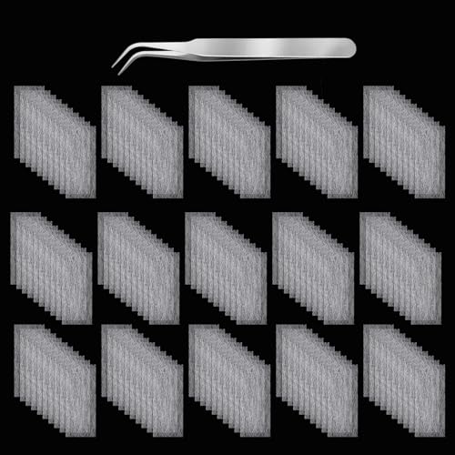 YBEATY 100 Stück Silk Nail Extensions Nagelverlängerungen Fiberglas Seiden