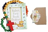 Bigdream Baby Catholic Baptism Gift Set, Includes Baby's First Rosary and Baby's First Book of Praye