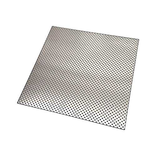 Universal Auspuffdichtung 200 x 200mm zuschneidbar Flanschdichtung, mehrlagige Metallplatte hitzebeständig bis 350 Grad, 1,8mm dick, 20x20cm