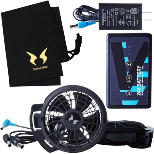 24V ハイパワープレミアムバッテリー＆ファンセット Amazon.co.jp: 業界最強パワー サンエス 2024 空調風神服 業界