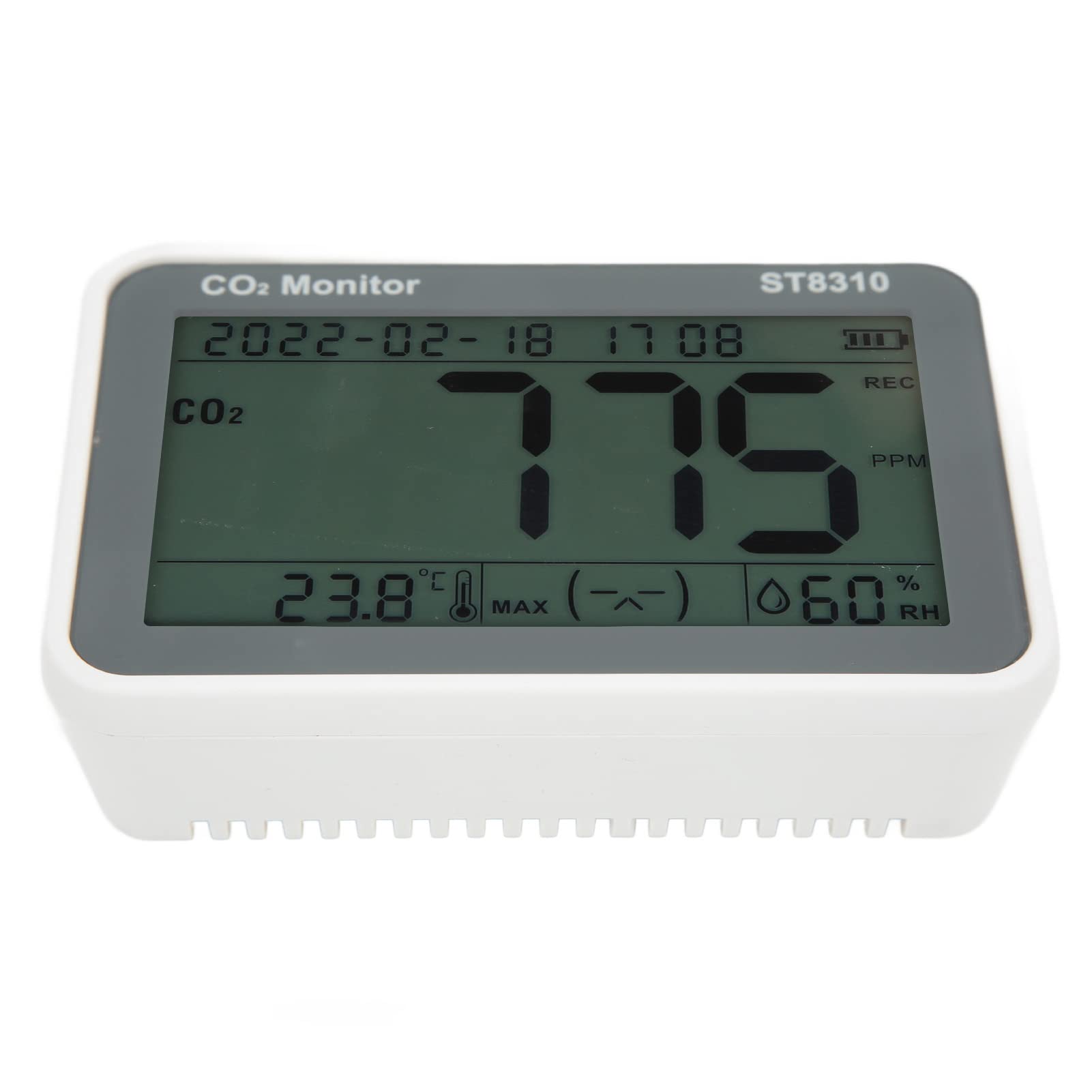 FTVOGUE Monitor de Calidad del Aire, Detector de Dióxido de Carbono LCD,