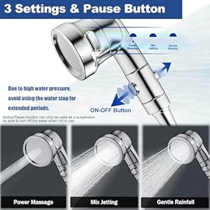 Dog Shower Attachment for Convenient Dog Bath, 3-mode High Pressure Handheld Dog Shower Head, Indoor Shower Dog Wash Sprayer Kit Includes 8.2-Foot Hose, 3-way Diverter, Dog Brush and Adhesive Holder Dog Shower Attachment for Convenient Dog Bath 3 mode High Pressure Handheld Dog Shower Head Indoor Shower Dog Wash Sprayer Kit Includes 82 Foot Hose 3 way Diverter Dog Brush and Adhesive Holder