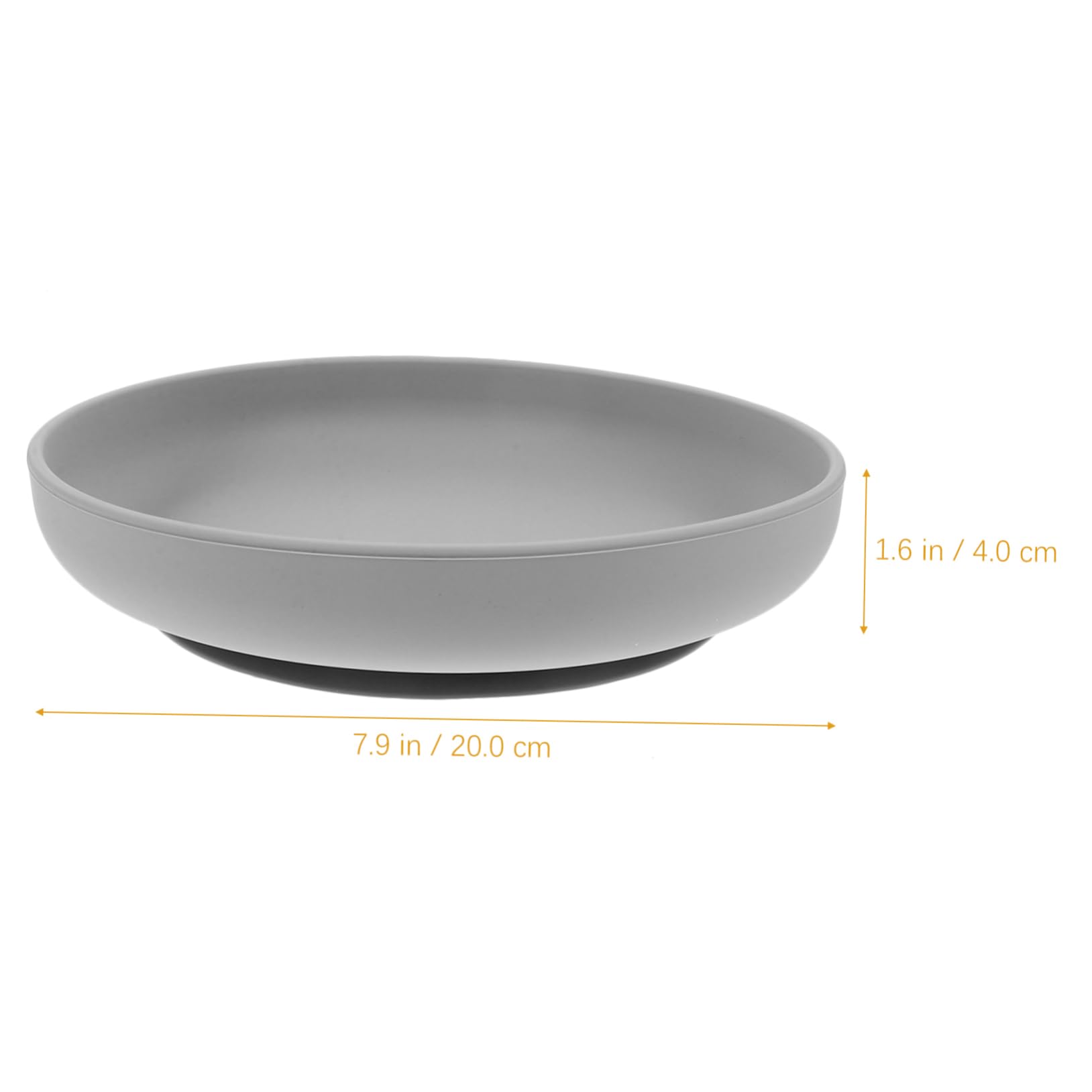 STOBAZA Senior Dining Plate Suction Cup Base Spill-proof Bowl for Elderly Adaptive Utensils