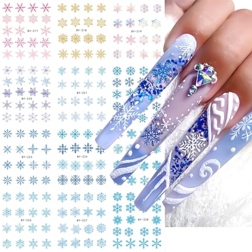 Snowflake Nail Art Stickers