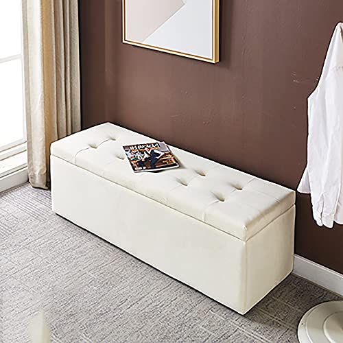 Banc de rangement moderne blanc pour optimiser l'espace et ranger la maison - 4