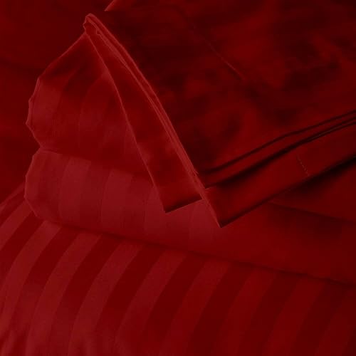 Vista 65 de Juego de sábanas de 6 piezas, 400 hilos y hotel, acabado satinado, sábana bajera ajustable de 12 a 14 pulgadas de profundidad, 100% algodón egipcio