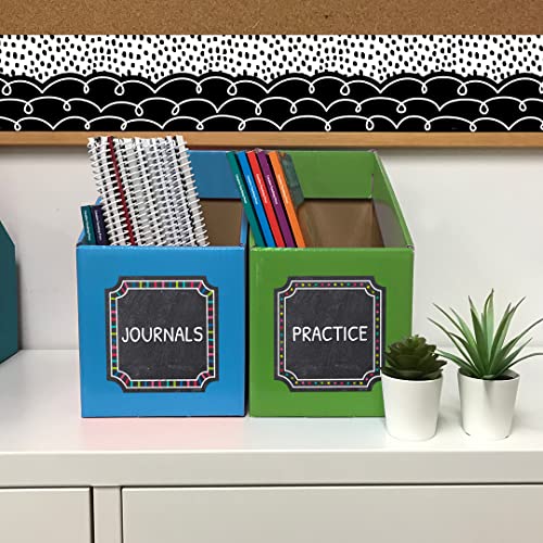 CTP Chalk It Up! Colorful Chalk Cards 6" Cut-Outs Classroom Accents (Creative Teaching Press 10884) - Thumbnail 4