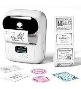 Phomemo M110 Bluetooth-labelprinter, zelfklevend, draagbaar, thermische labelmachine, geschikt voor kantoor, transport, winkel, barcode, compatibel met Android en iOS, wit