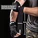 Pseudois Weight Lifting Gloves with Integrated Wrist Wrap, Light Microfiber & Anti-Slip Silica Gel Grip Glove for Gym Workout, Crossfit, Weightlifting, Powerlifting, and Running—Pair