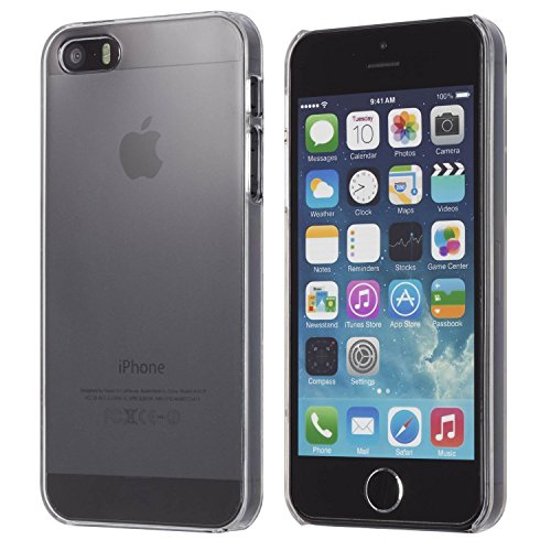 TOTALLEE Clip ‘n’ Clear Hard Transparent iPhone 5 5S Case Thin Snap On Back