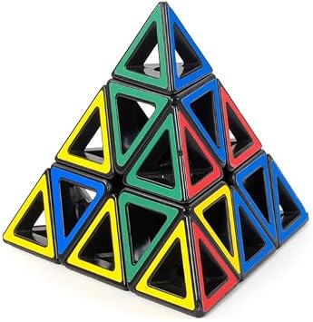 Meffert's Hollow Pyraminx - The Original Transparent Tetrahedron Brainteaser Puzzle from Recent Toys - Travel Friendly Fun for Ages 9 to Adult