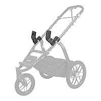 Vista 6 de UPPAbaby Ridge - Cochecito de jogging duradero con paseo suave + adaptadores de asiento de automóvil para Ridge