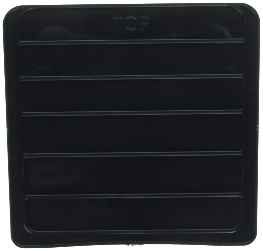 Akro-Mils 41287 Plastic Width Dividers for AkroBins Super-Size Heavy Duty Stackable Storage Bins Models 30287 and 30292, Custom Storage Inserts for Tools, Parts &amp; Supplies, 6-Pack, Black