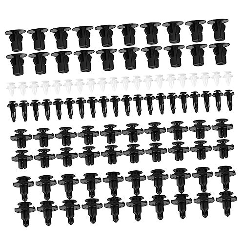 Clips de remache PRETYZOOM de 100 piezas para carrocería de coches y tapas de motor