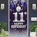 Happy 18th Birthday Banner Backdrop Navy Blue and Silver Balloons Confetti Stripe Flag Cheers to 18 Years Old Theme Decorations Decor for Men Women 18th Birthday Party Bday Supplies Favors Glitter