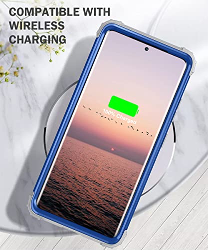 Coque robuste Samsung S20 Ultra bleu protection antichoc arriere rigide