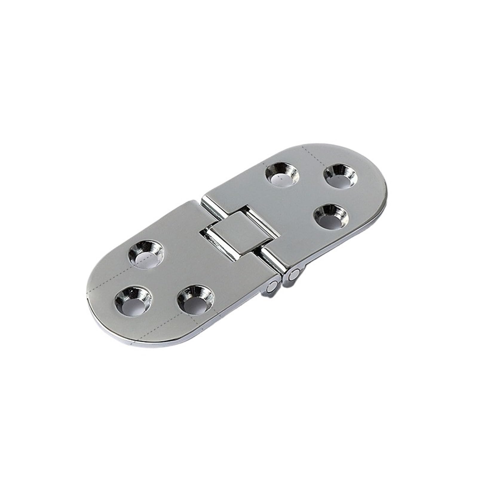 Cbtyacvlp A-10Pcs 10 Pack Zinc Alloy Flap Hinge Thickened 180 Degree Folding For Cabinet Hardware Hidden Door(A-10Pcs)
