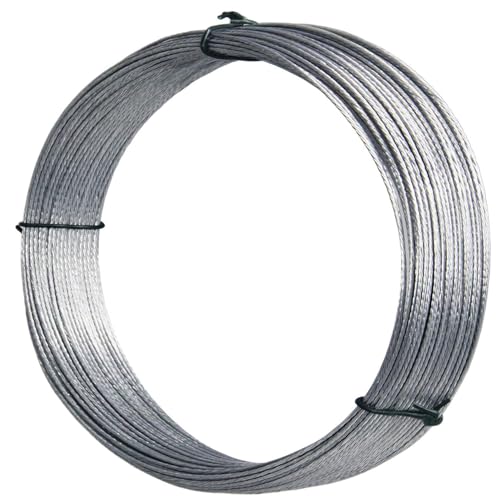 32.5 Feet(10m) Picture Hanging Wire 0.7mm Metal Braided Picture Wire for Photo Frame Mirror Artwork Clock