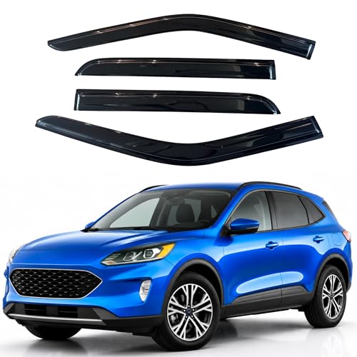 Image of IG Window Visors Fit for 2020-2026 Ford Escape, Out-Channel Rain Guards Vent Wind Deflectors 4PC, Car Accessories for 20-26 Escape