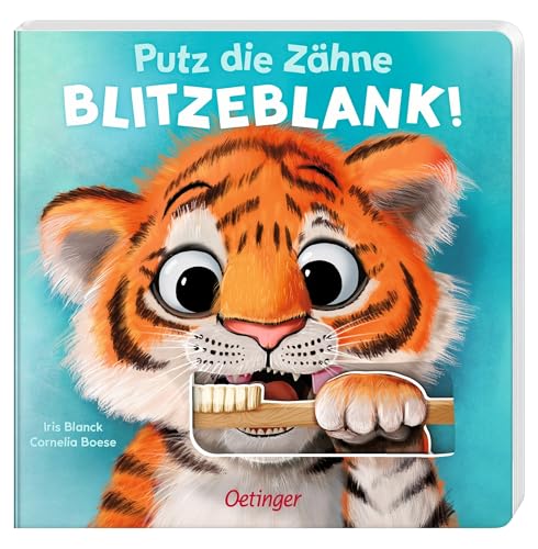 Putz die Zähne blitzeblank!: Pappbilderbuch zur Unterstützung der Zahnputz-Routine mit robusten Schiebeelementen für Kinder ab 2 Jahren (Das kann ich schon!)