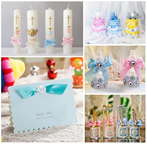 Mint Green Satin Ribbon 3/8 Inch X 25 Yards, Solid Color Polyester Fabric Ribbon For Gift Wrapping, Craft, Bows Making, Wreaths, Bouquets, Sewing, Baby Showers And Wedding Party Decoration #TOP4