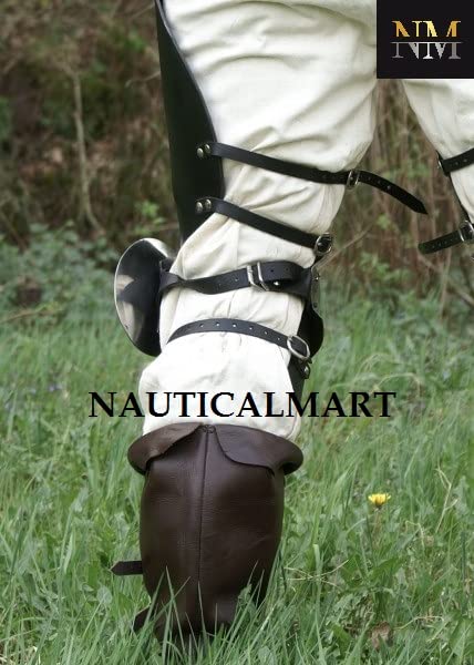 Medieval Poleyns with Leather-cuisses Pair Halloween