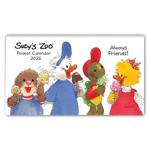 2026 Suzy's Zoo Pocket Calendar (4x7)