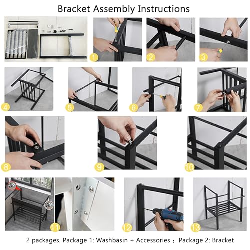 Évier utilitaire en acier inoxydable noir brossé et durable de style rustique - 8