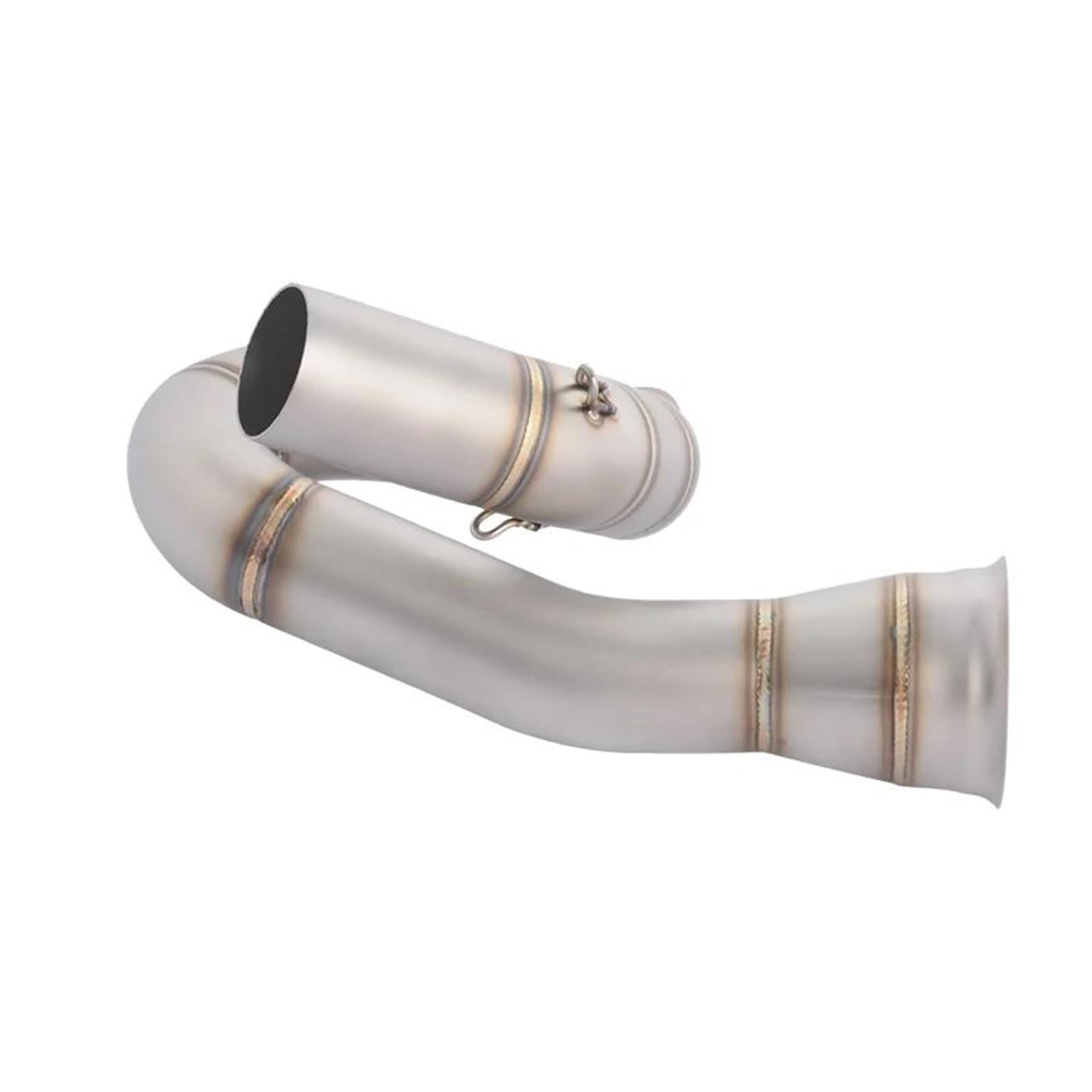 Escape Moto Universel para Zontes para 703RR para 703 RR 2024-2026 51mm Silenciador Slip On Acero Motocicleta Escape Medio Enlace Tubo Escape Conectar Cola Escape Moto