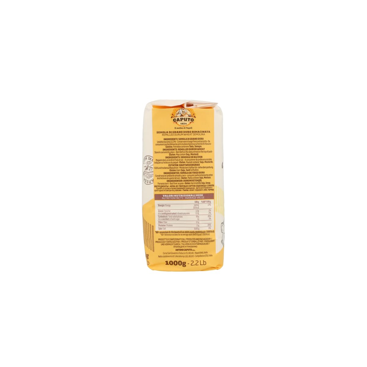 5x1kg Caputo Cuoco + 1x1kg Caputo Semola Rimacinata Starter Set