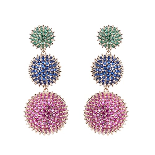Boucles d'oreilles demi-cercle légères anti-allergie pour tenue de soirée