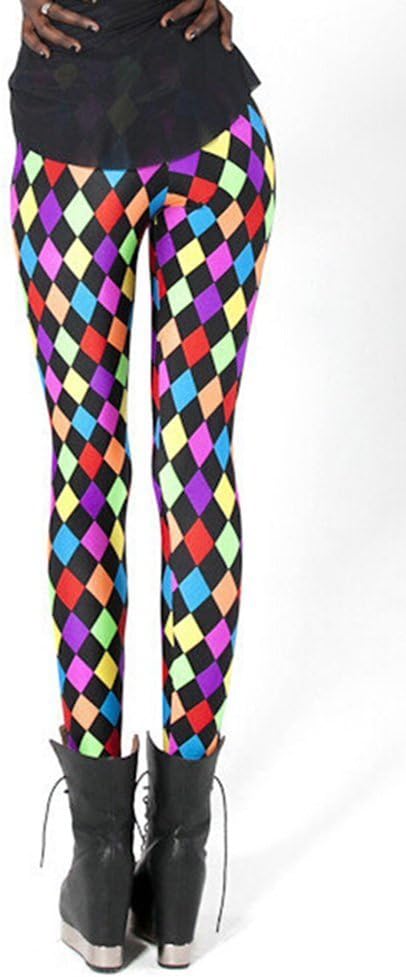 QZUnique Leggings for Women, Halloween Full-Length Printed Legging Footless Elastic Yoga Pants, Regular and Plus Size - Image 2