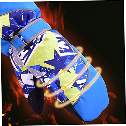 CALLARON 2 Unidades Luva Esportiva Luvas Térmicas Luvas De Inverno Para Crianças Luvas Mais Quentes