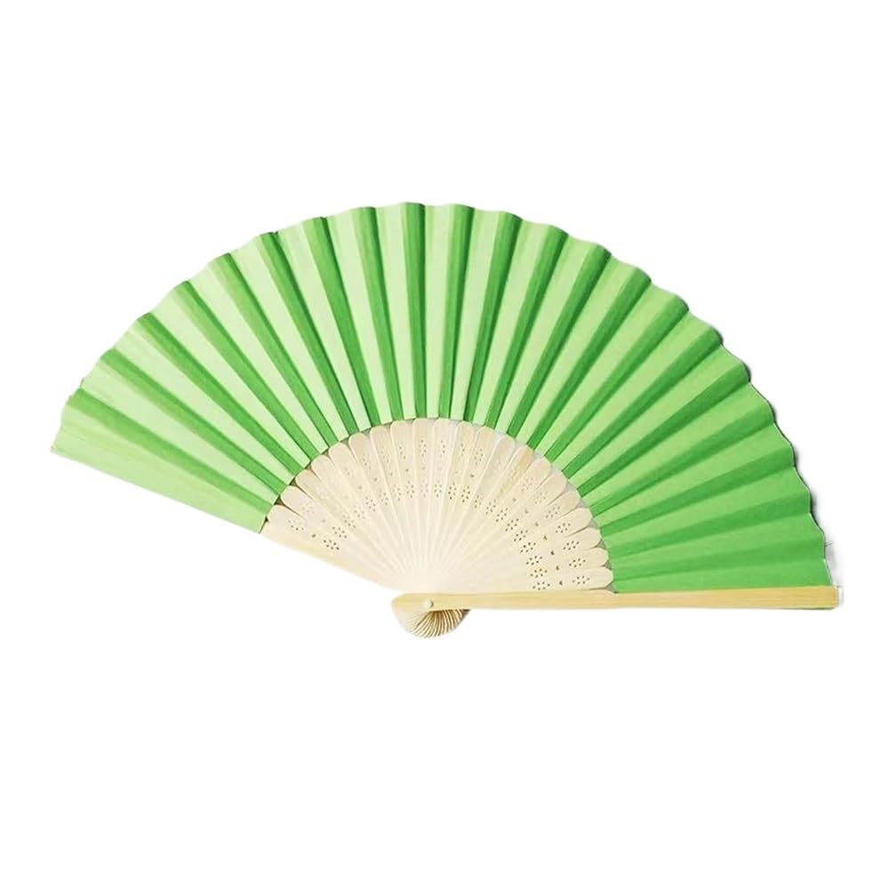 Jobaojiang Customizable Folding Paper Fans – Personalized(5104 Personalise,30PCS)