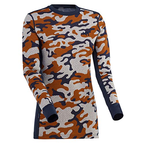 Kari Traa Women's Kongle Long Sleeve Base Layer Top - Moisture-Wicking Thermal Shirt, Hazel, X-Small