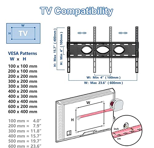 Soporte universal de piso para TV ajustable 32-75 pulgadas miniatura 6