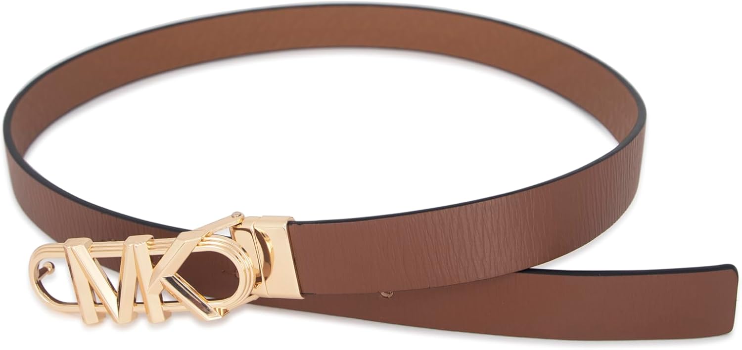 Michael Kors womens 1 Inch Reversible Logo Belt, Stylish & Versatile Accessory for Everyday Wear - Image 6