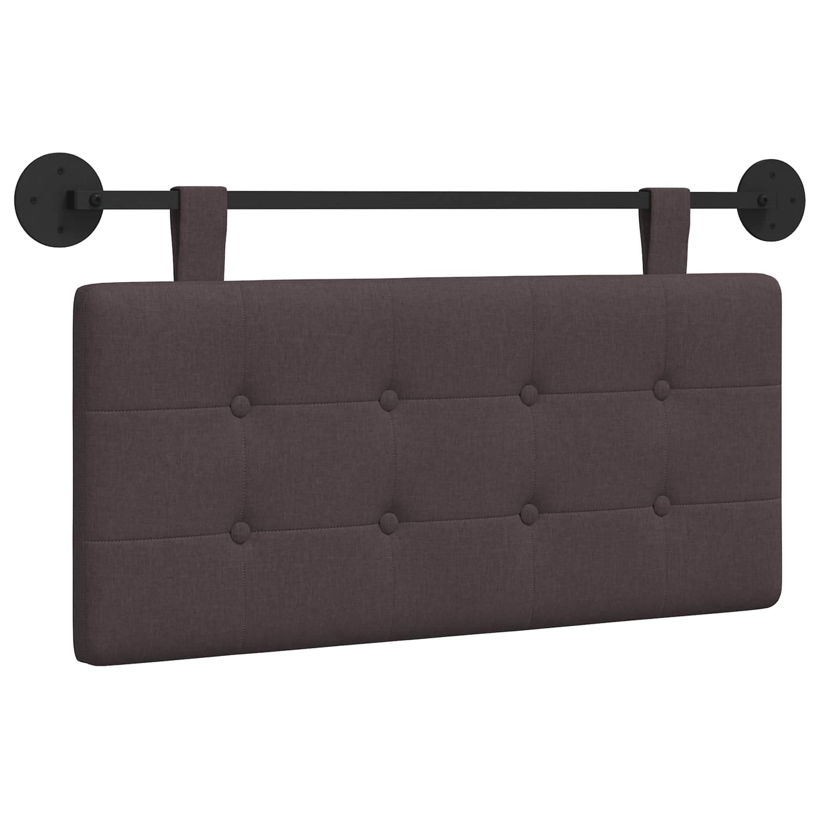 Cabecero colgante de tela para cama, diseño moderno con correas