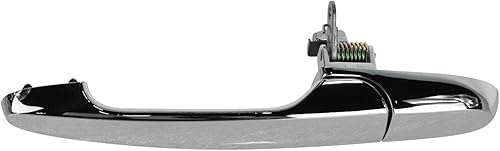 Miniatura 497 de TRQ Manija de puerta exterior delantera izquierda plateada para el lado del conductor compatible con Nissan 370Z 2009-2017