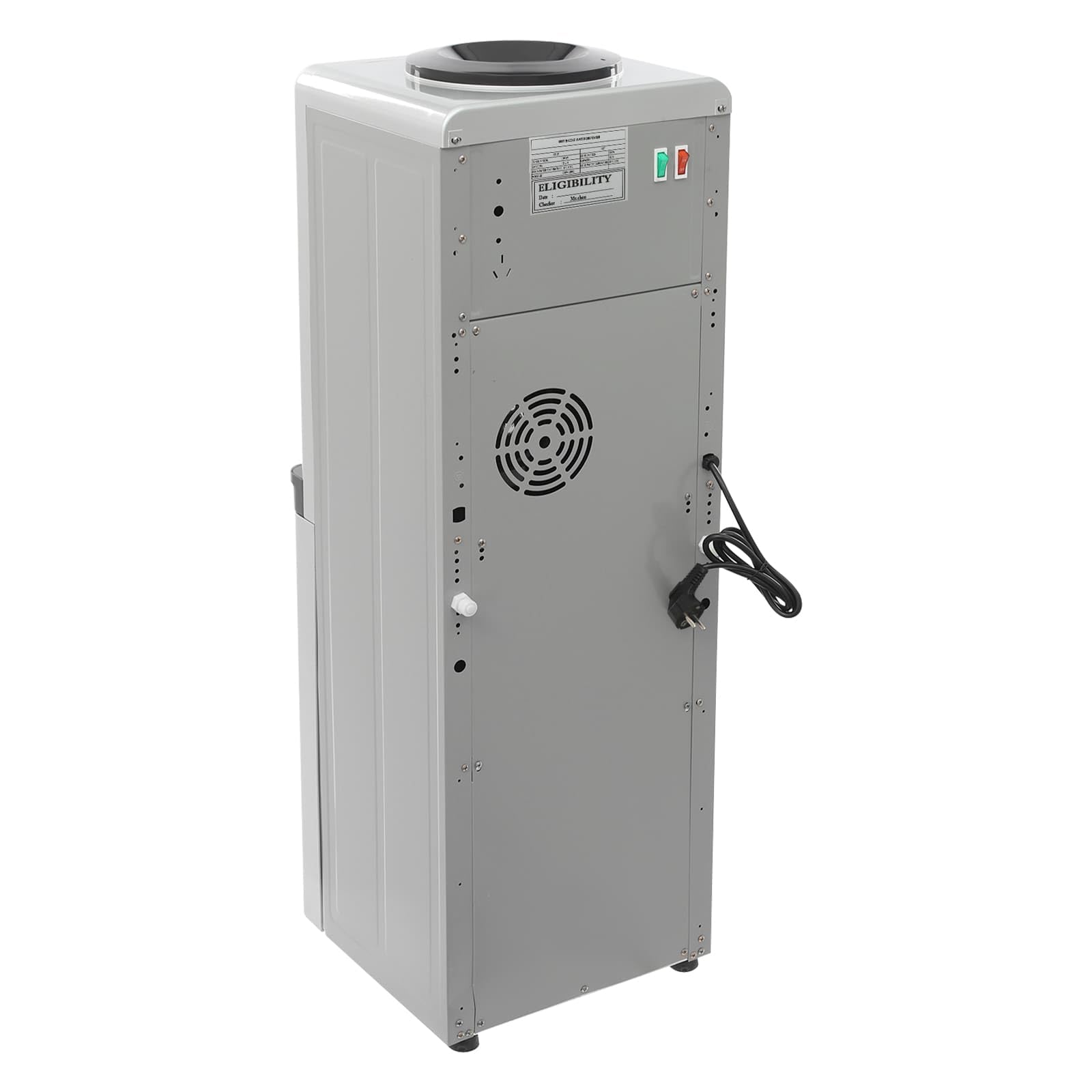 Kalt-/Warmwasserspender auf Fuß, kommerzieller Trinkbrunnen, 3 Temperaturen, kompatibel mit 19 l Wasserflaschen, ideal für Haus, Büro, Hotel