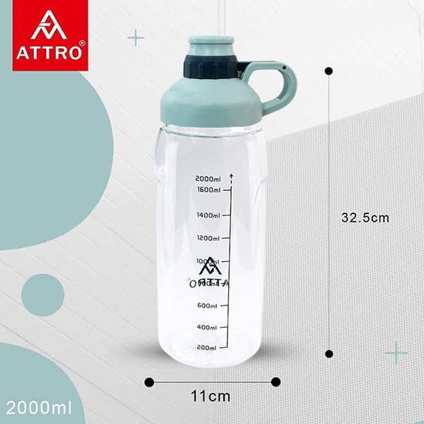 Image of ATTRO Prime Carbon Lunch Box with Hydra Water Bottle, School Tiffin Combo,Light Blue Peach