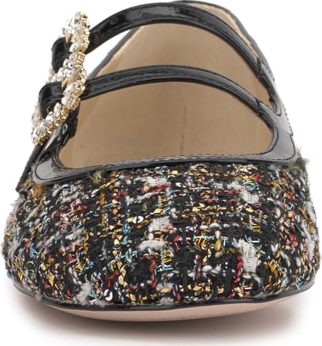 Jessica Simpson Women's Allista Ballet Flat, Black, 62