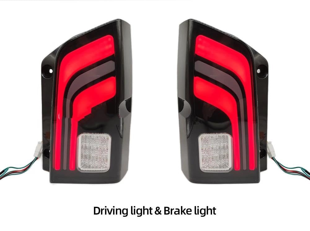 Piloto Trasero para Nissan para Pathfinder R51 2004-2010 2011 2012 2013 Luces Led Señal Giro Freno Lámpara Antiniebla Luz Trasera Coche Luces Cola (Color : A Pair)