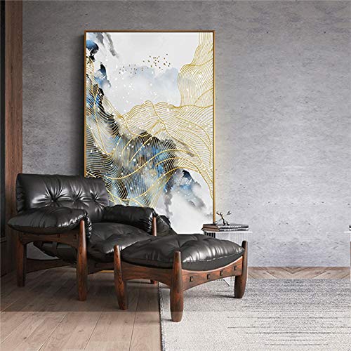 Pósteres de acuarela para salón cuadros abstractos en lienzo que visten tu pared