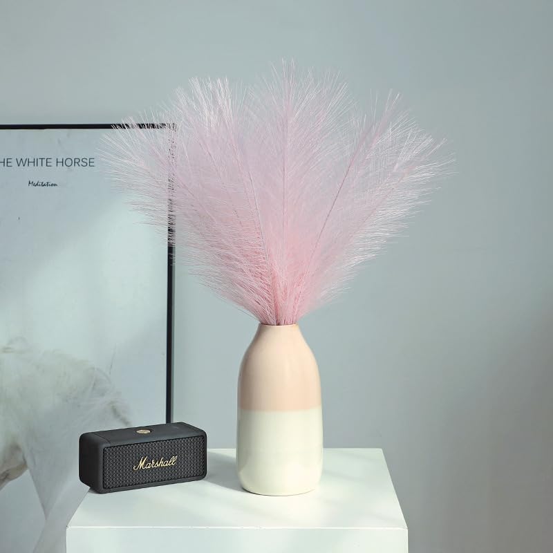 Pampas Grass grande ramo artificial 30 piezas miniatura 2