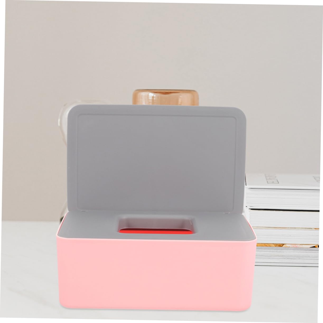 2piezas Caja De Húmedas Reutilizable Para Bebés Contenedor Portátil Para Pañuelos Húmedos Almacenamiento Hermético y Prueba De Polvo Para Uso Diario y Viajes