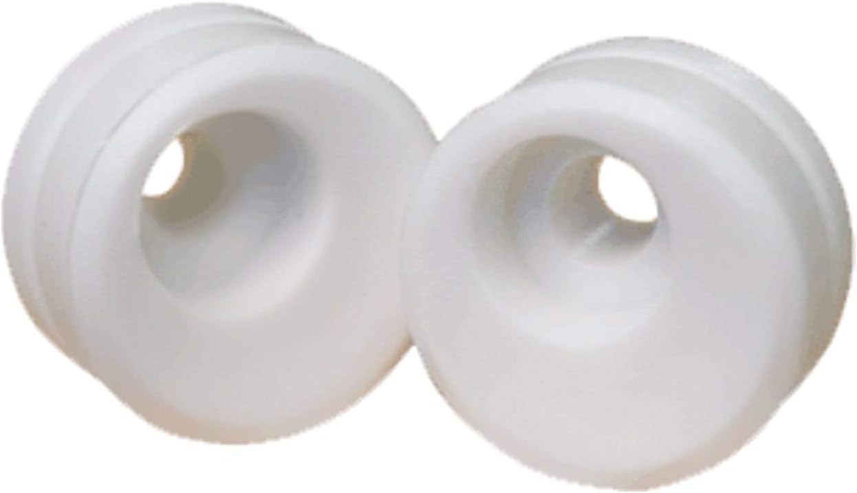 FastCap White Euro Door Stops with Screws (10 Pack)